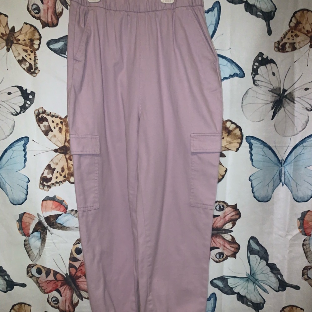 Forever 21 Purple Cargo Pants
